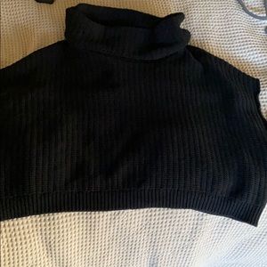 Cropped Free people Turtle neck sleeveless top